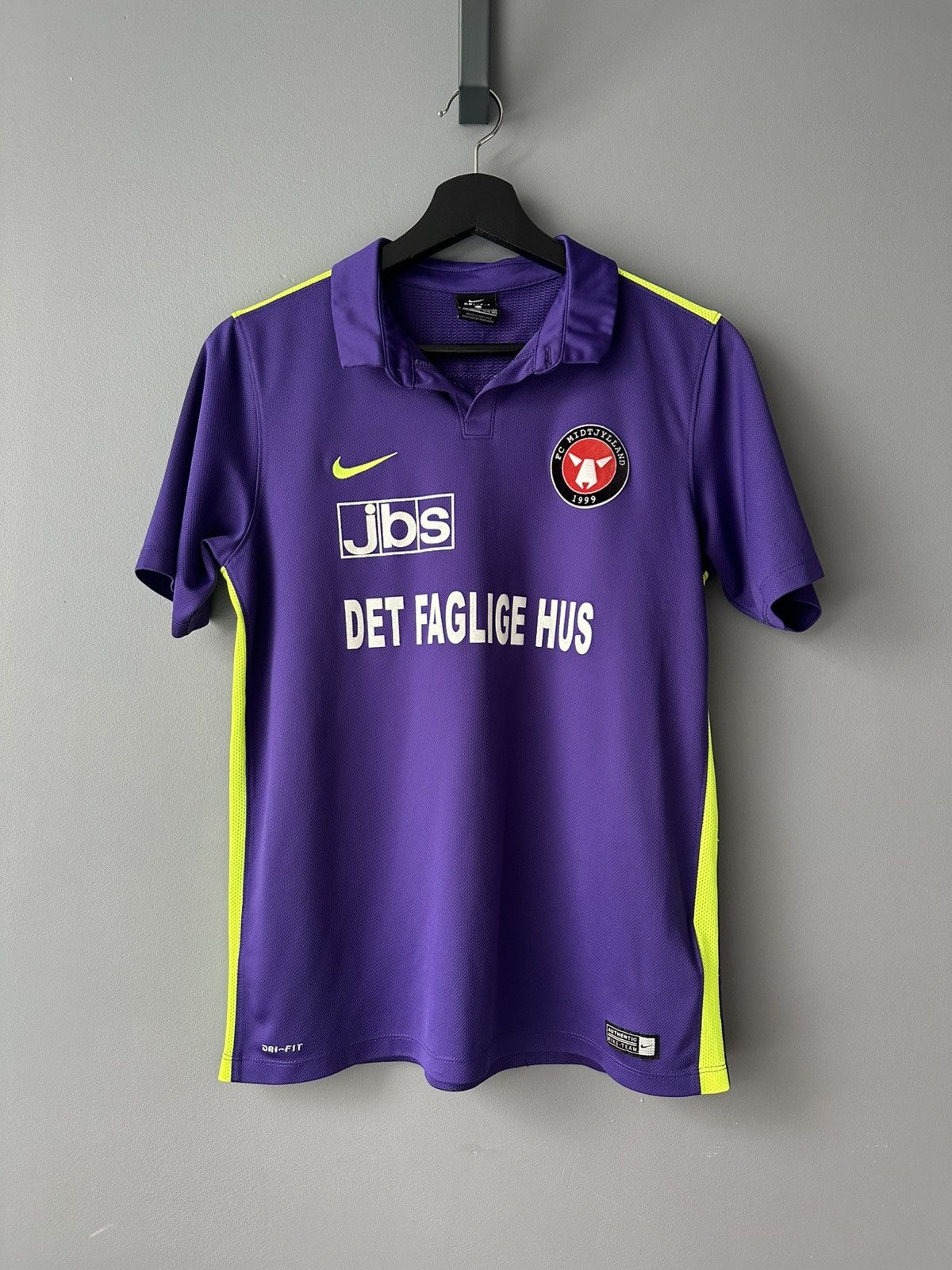 Nike 2016 Nike Midtjylland Away #3 Tim Sparv jersey shirt Size US S / EU 44-46 / 1 - 2 Thumbnail