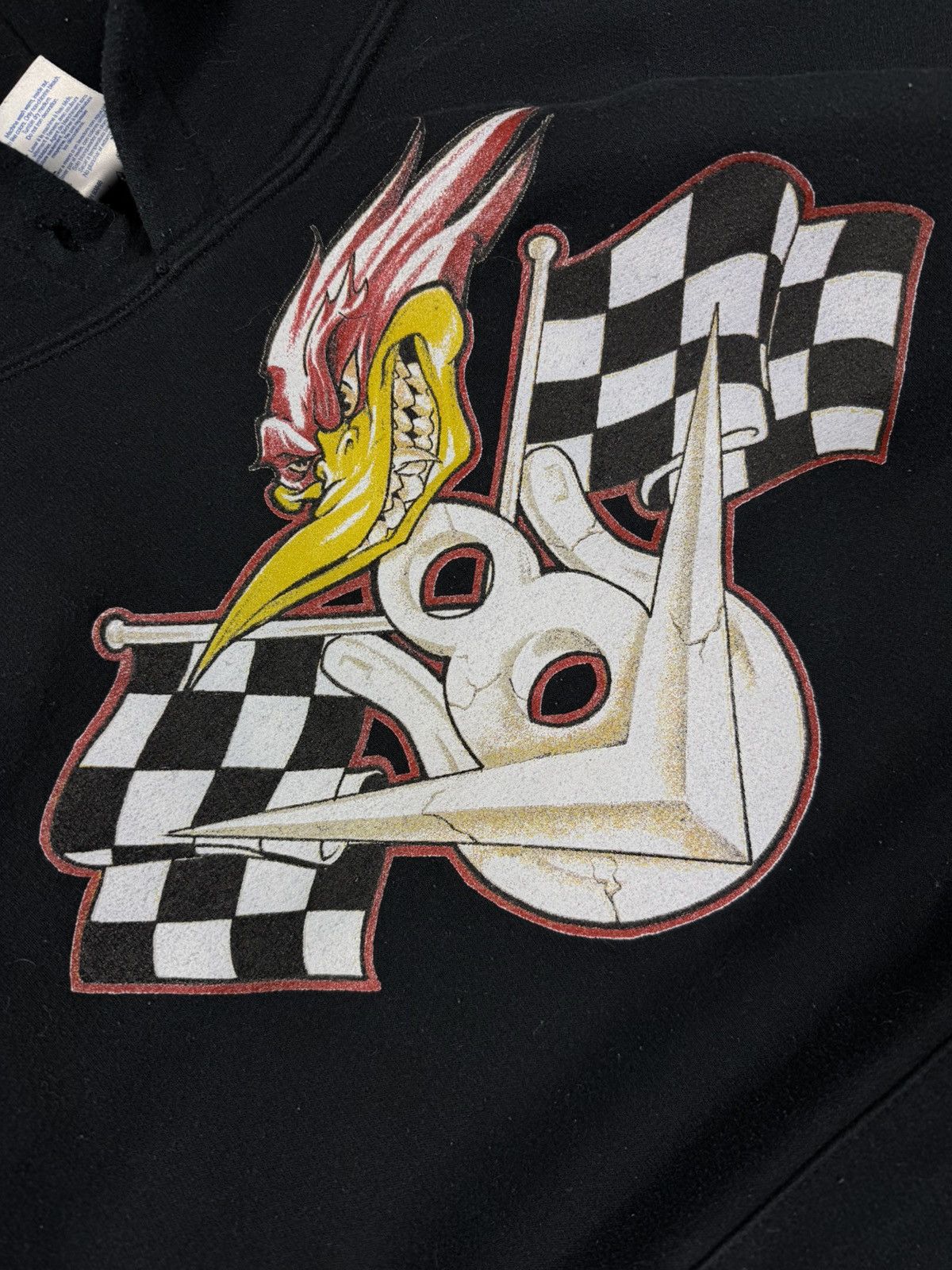 Vintage Vintage 90s Mr Horsepower V8 Clay Smith Cams graphic hoodie Size US M / EU 48-50 / 2 - 5 Thumbnail