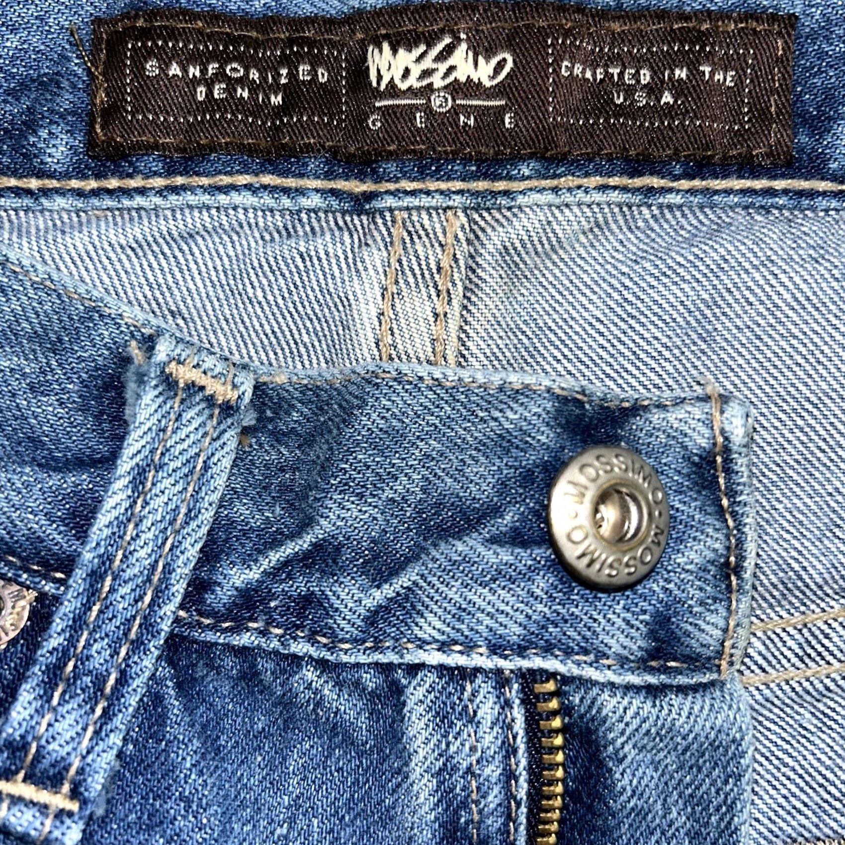 Mossimo VINTAGE Mossimo Gene Denim Jeans USA Made 28x31 Relaxed 5-Pocket Blue Mens Jeans Size US 28 / EU 44 - 6 Thumbnail