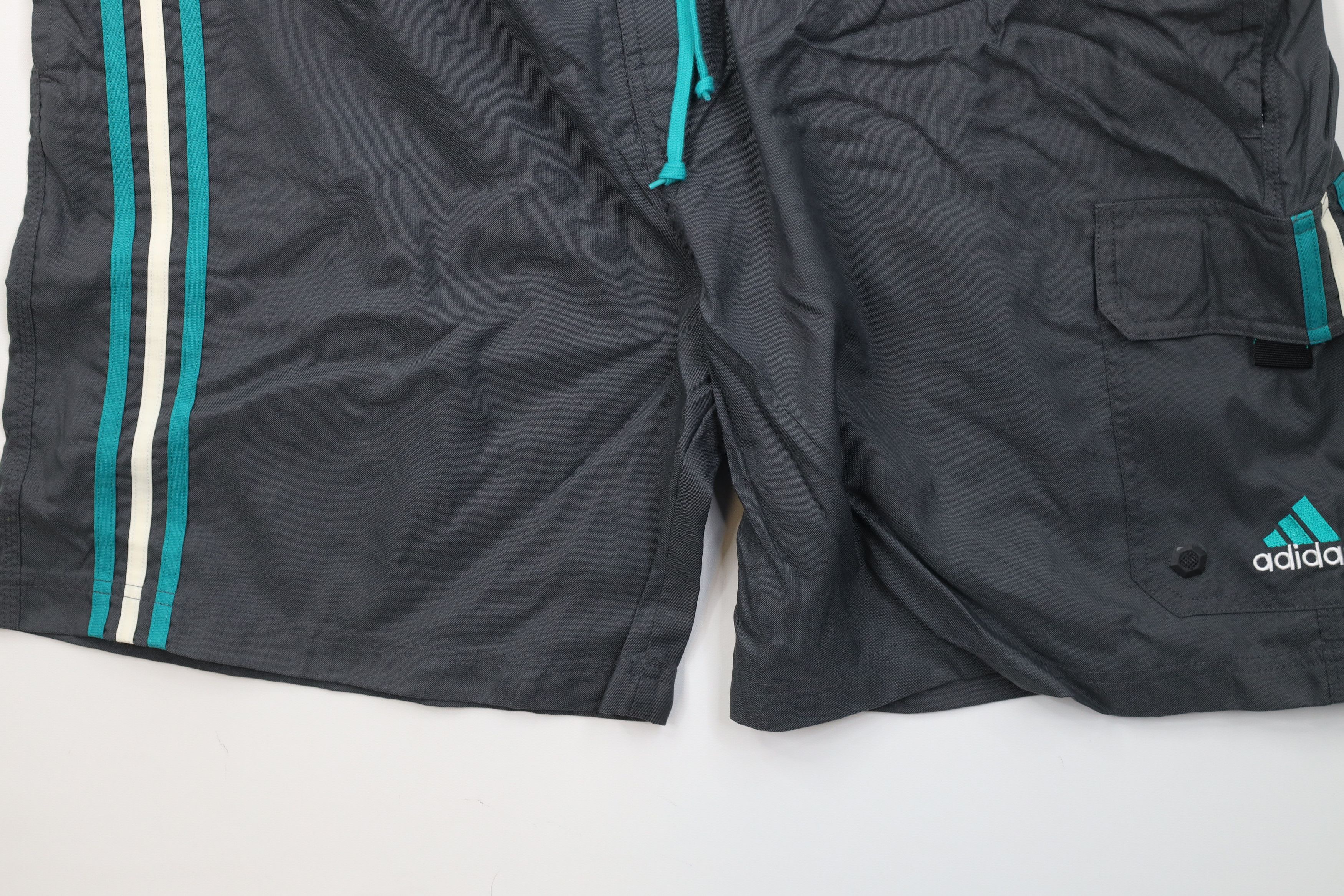 Adidas Vintage 90s Adidas Spell Lined Above Knee Shorts Swim Trunks Size US 38 / EU 54 - 4 Thumbnail