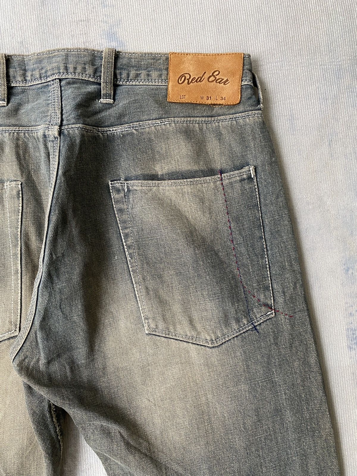 Japanese Brand × Paul Smith × Paul Smith Red Ear Red Ear Paul Smiths Rusty Washed Faded Denim Size US 31 - 16 Thumbnail