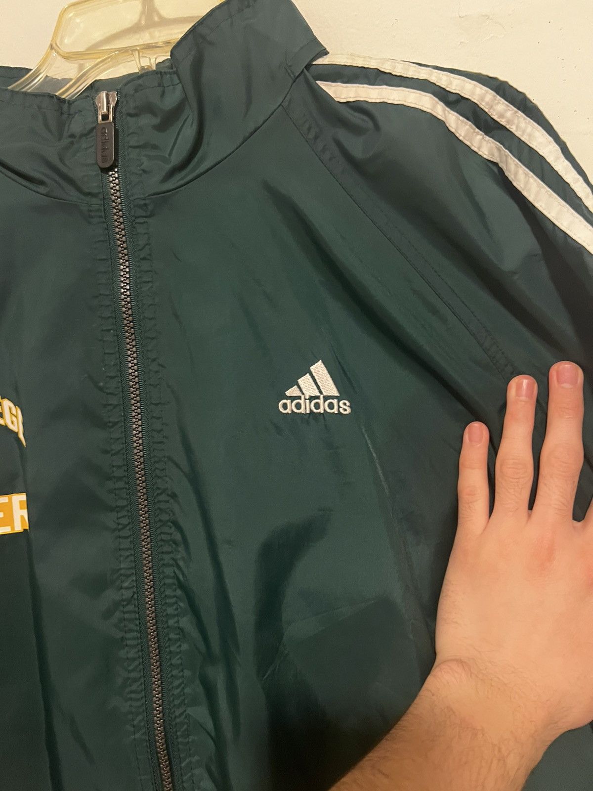 Adidas × Vintage Vintage Adidas Windbreaker Size US L / EU 52-54 / 3 - 3 Thumbnail