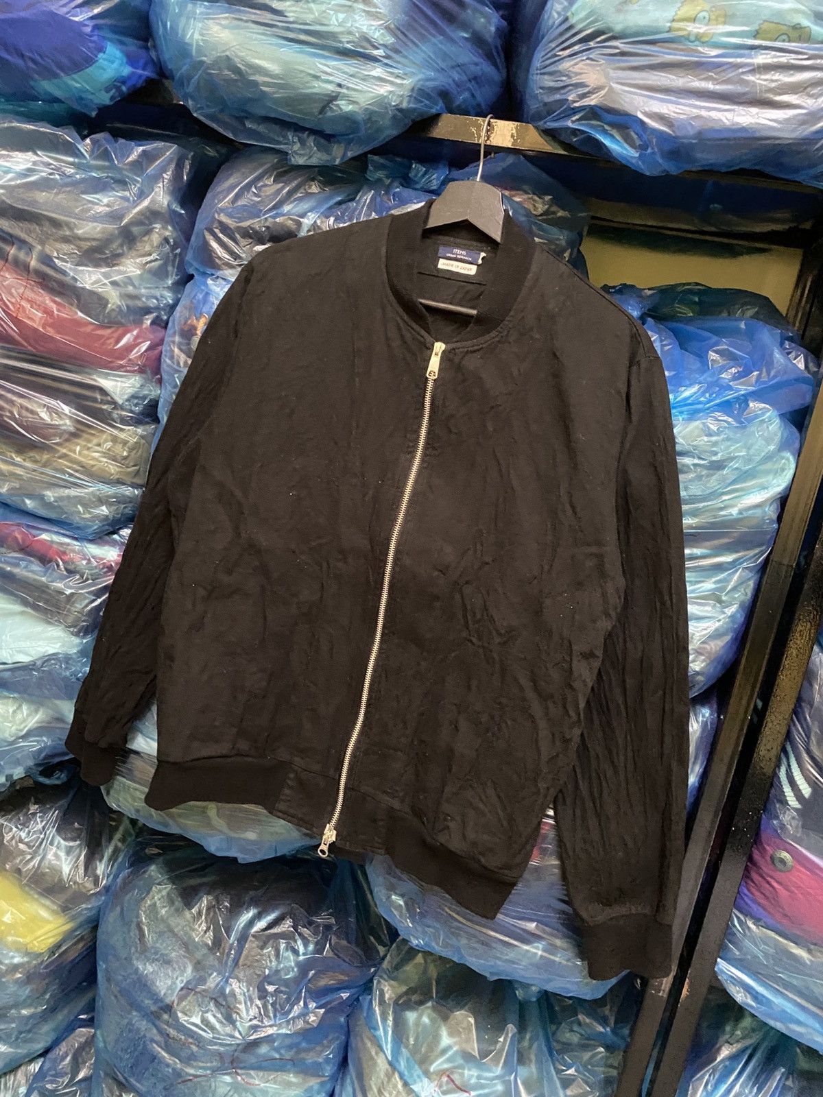URBAN RESEARCH DOORS Urban Research Japan Black Bomber Minimalist Streetwear Size US M / EU 48-50 / 2 - 4 Thumbnail