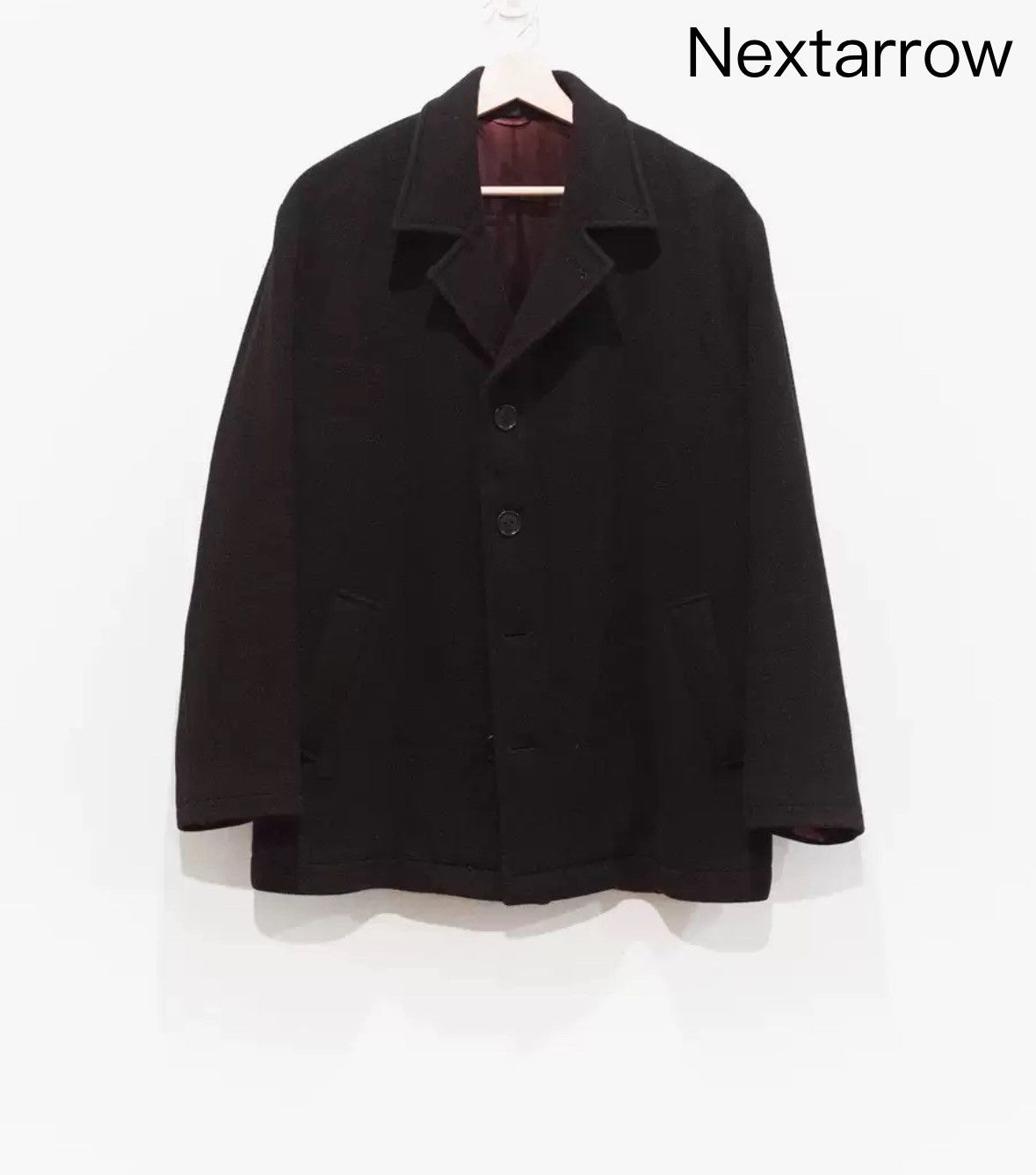 Helmut Lang Helmut Lang Wool/Cashmere deck coat 2412-Nextarrow Size US S / EU 44-46 / 1 - 1 Thumbnail