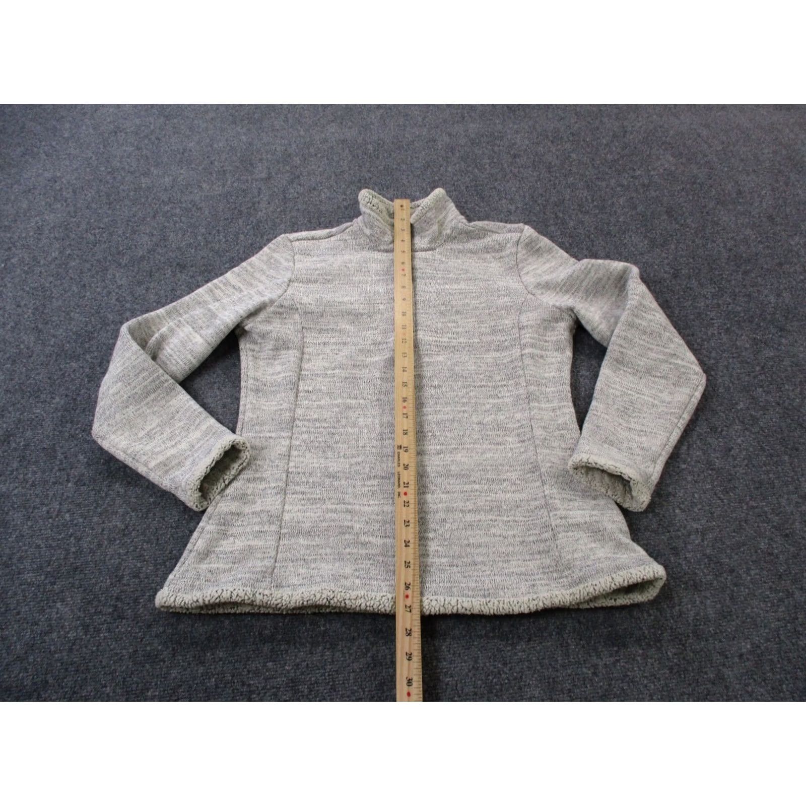Vintage Kuhl Jacket Womens L Gray Hiking Lightweight 1/4 Zip Knit Polyester Logo Size L / US 10 / IT 46 - 3 Thumbnail