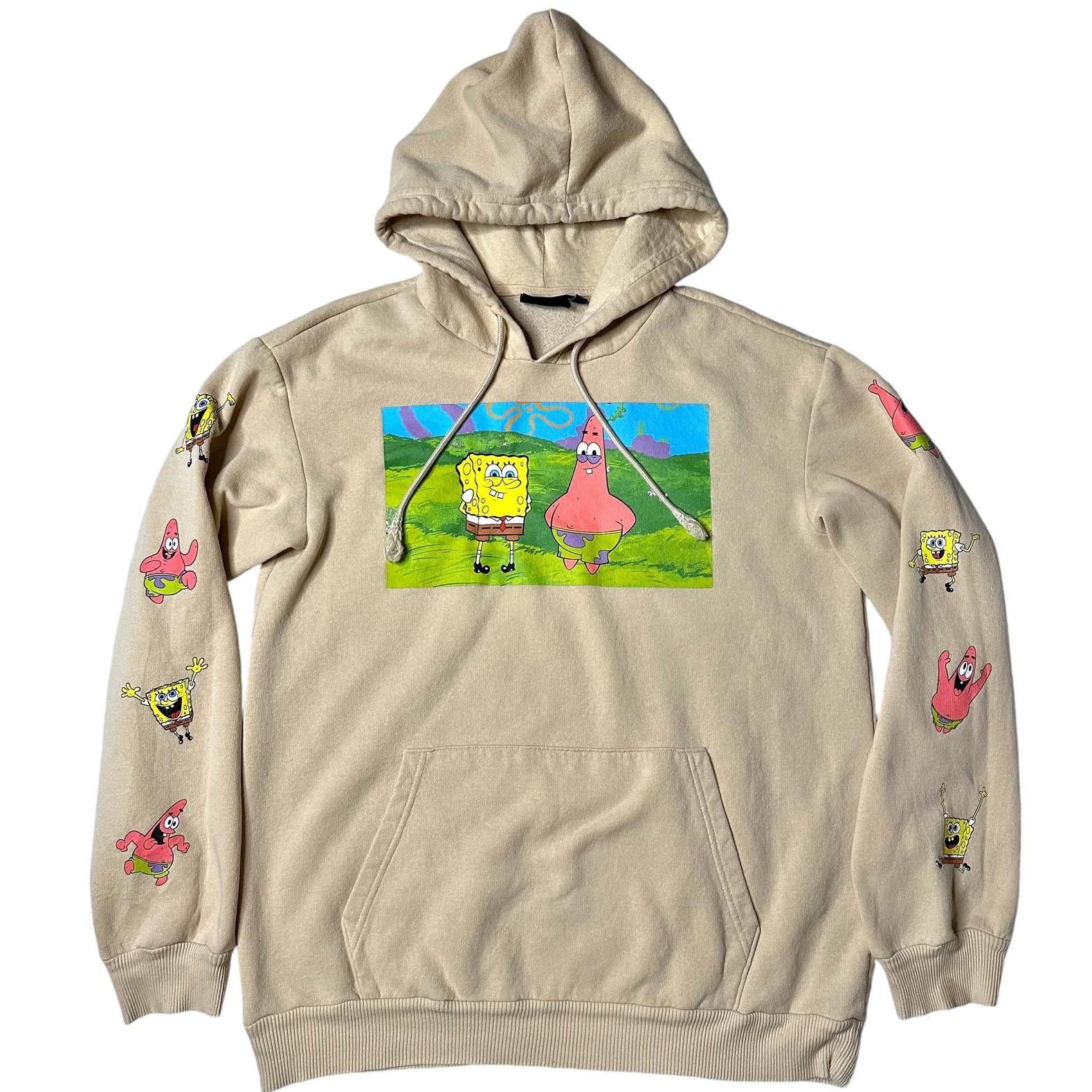Nickelodeon Nickelodeon Sponge Bob Patrick Graphic Hoodie Tan Unisex M Size US M / EU 48-50 / 2 - 1 Thumbnail