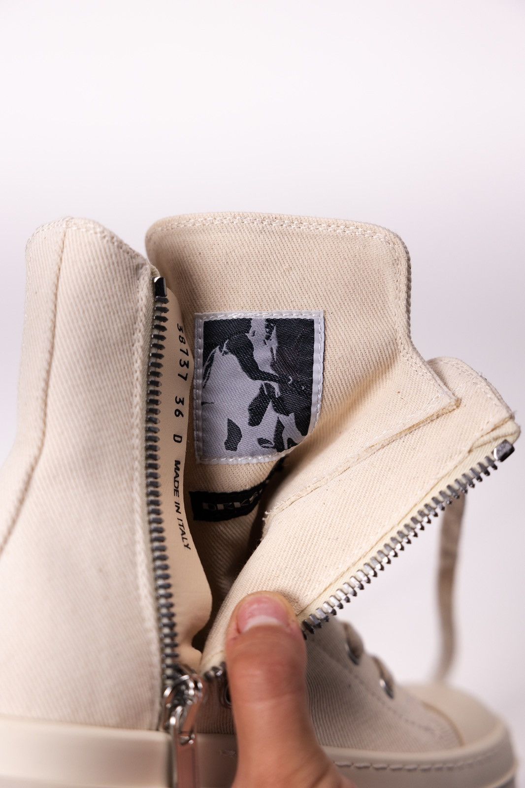 Rick Owens × Rick Owens Drkshdw Rick Owens DRKSHDW High Top Sneakers Size US 6 / IT 36 - 11 Thumbnail