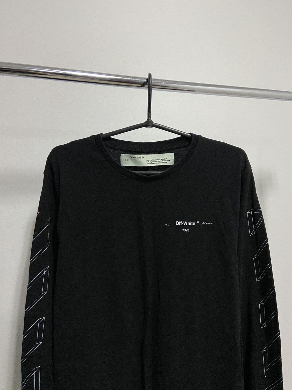 Off-White × Vintage Off white vintage big logo geometric longsleeve Size US L / EU 52-54 / 3 - 3 Thumbnail