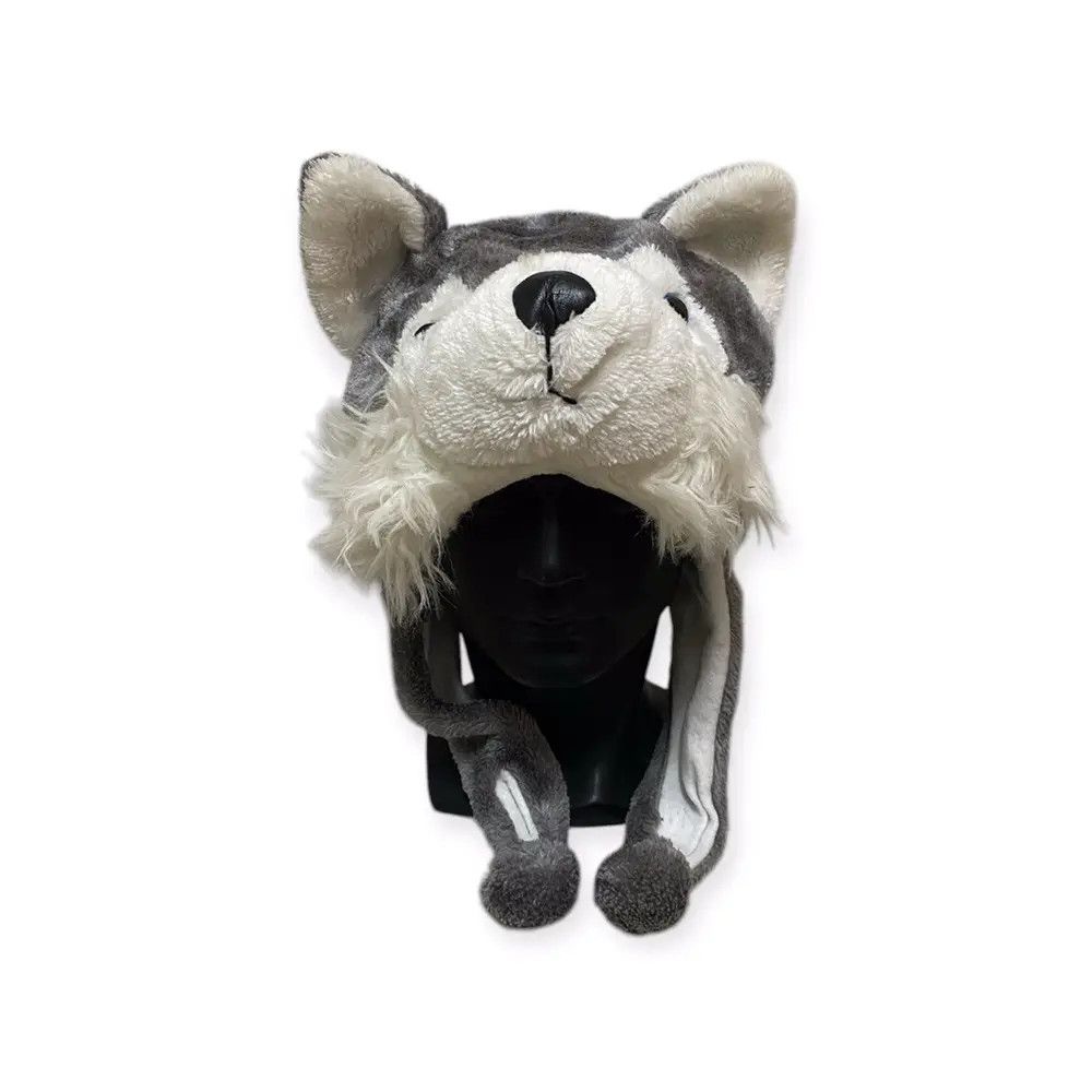 Cartoon Network × Japanese Brand × Vintage Japanese Brand Wolf Bunny Horn Beanie Hat Size ONE SIZE - 1 Thumbnail