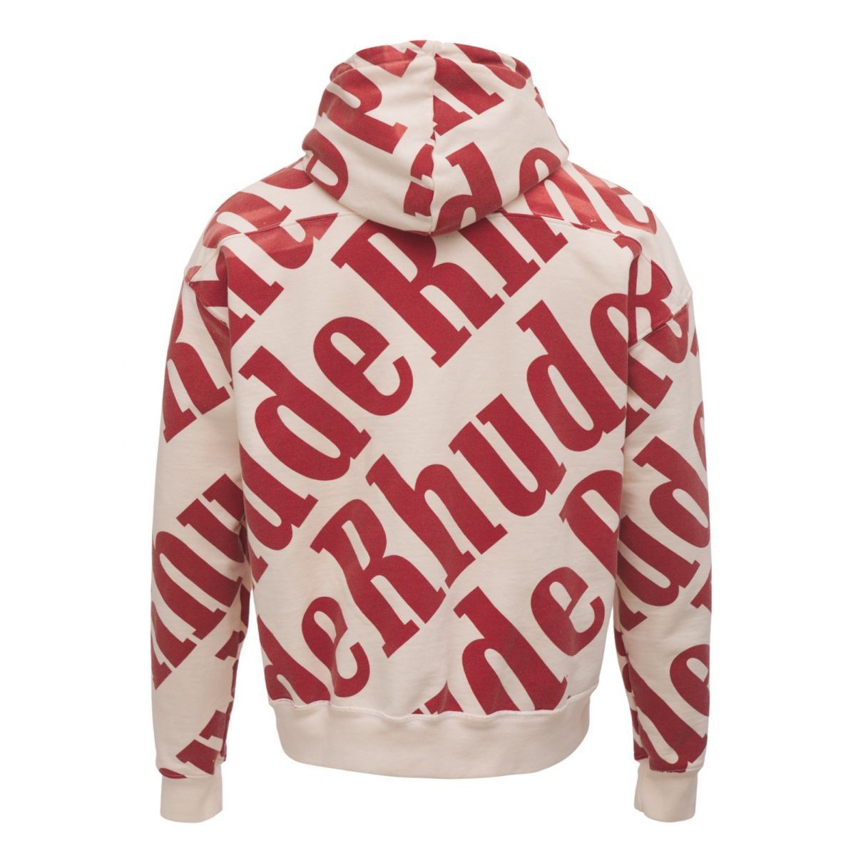 Rhude All Over Print White/Red Hoodie Size US L / EU 52-54 / 3 - 2 Thumbnail