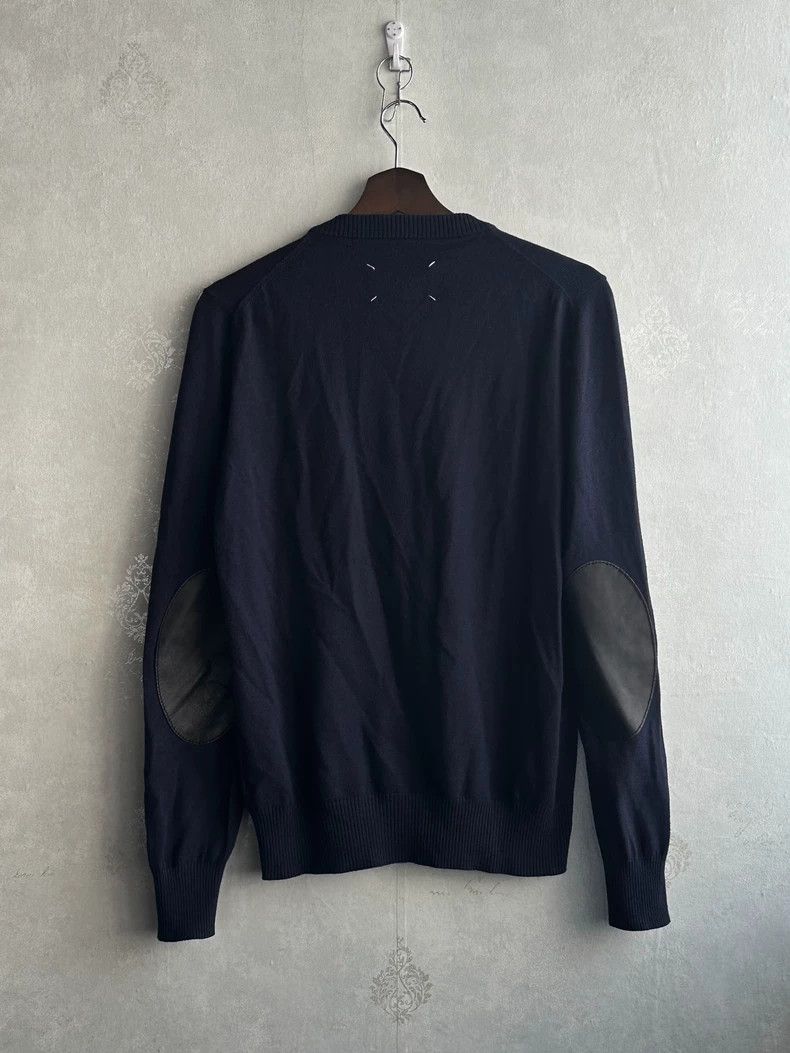 Maison Margiela Maison Margiela 16aw leather-matched sweater Size US S / EU 44-46 / 1 - 3 Thumbnail