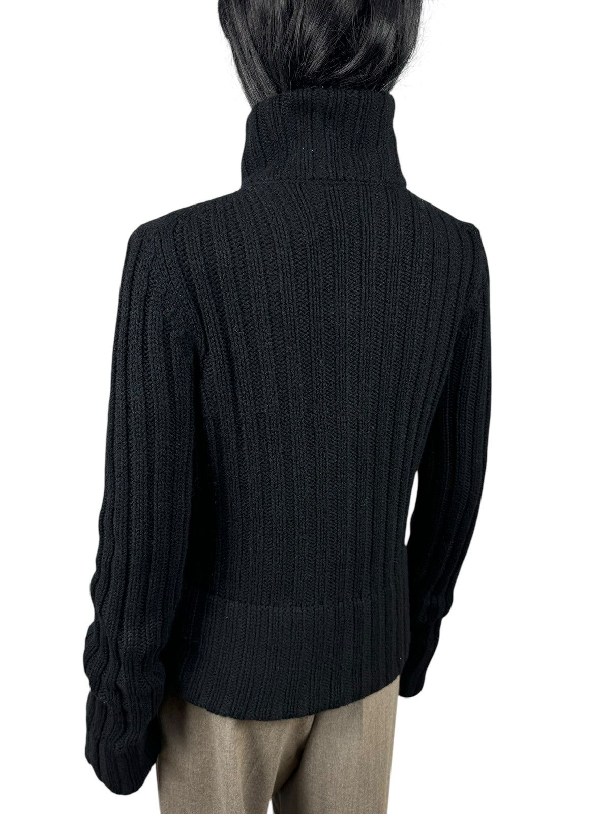 Designer Manrico Italy Knit Cashmere Full-Zip Sweater size 40 Size S / US 4 / IT 40 - 7 Thumbnail