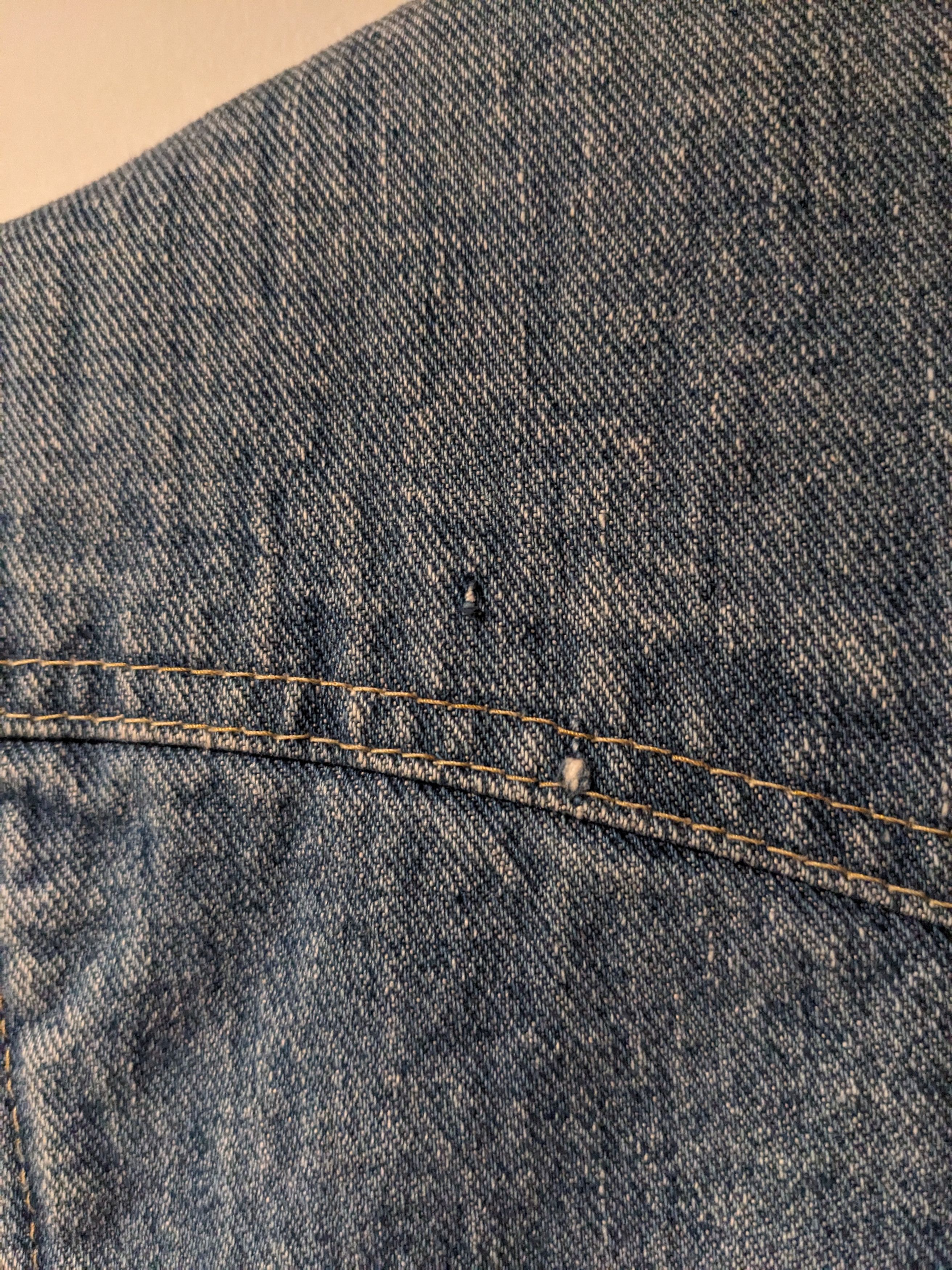 Lee × Vintage Vintage Lee Medium Storm Rider Sherpa Lined Denim Vest Size US M / EU 48-50 / 2 - 6 Thumbnail