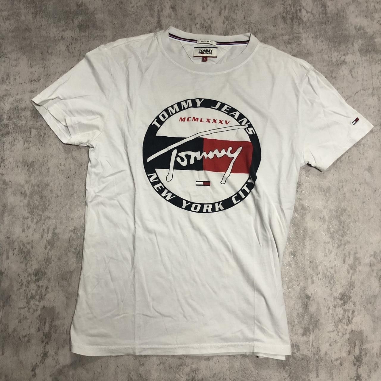 Tommy Hilfiger White Tommy Hilfiger t-shirt Size US S / EU 44-46 / 1 - 1 Thumbnail