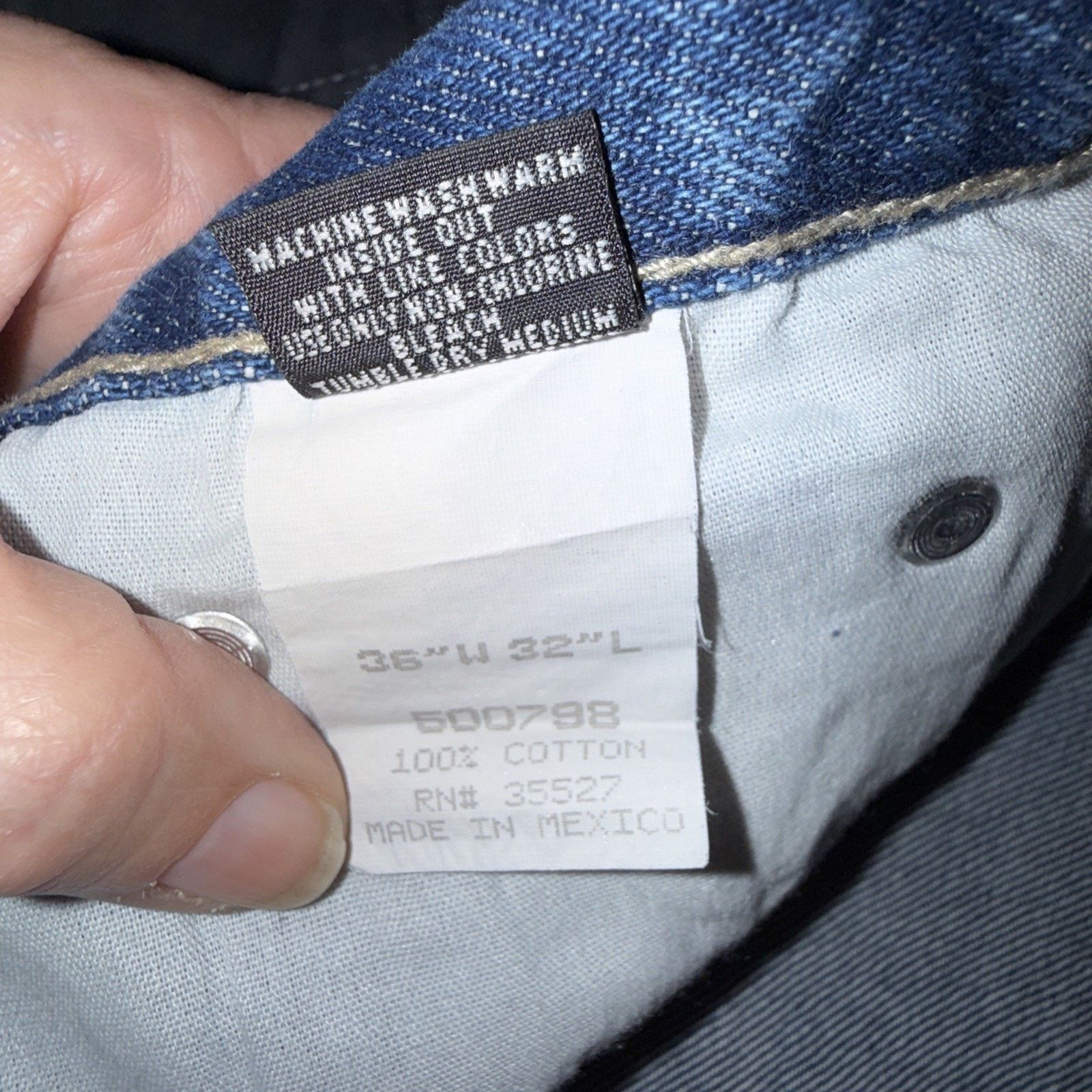 Marithe + Francois Girbaud Marithé François Girbaud Jeans 36x32 Baggy Streetwear EUC Size US 36 / EU 52 - 10 Thumbnail