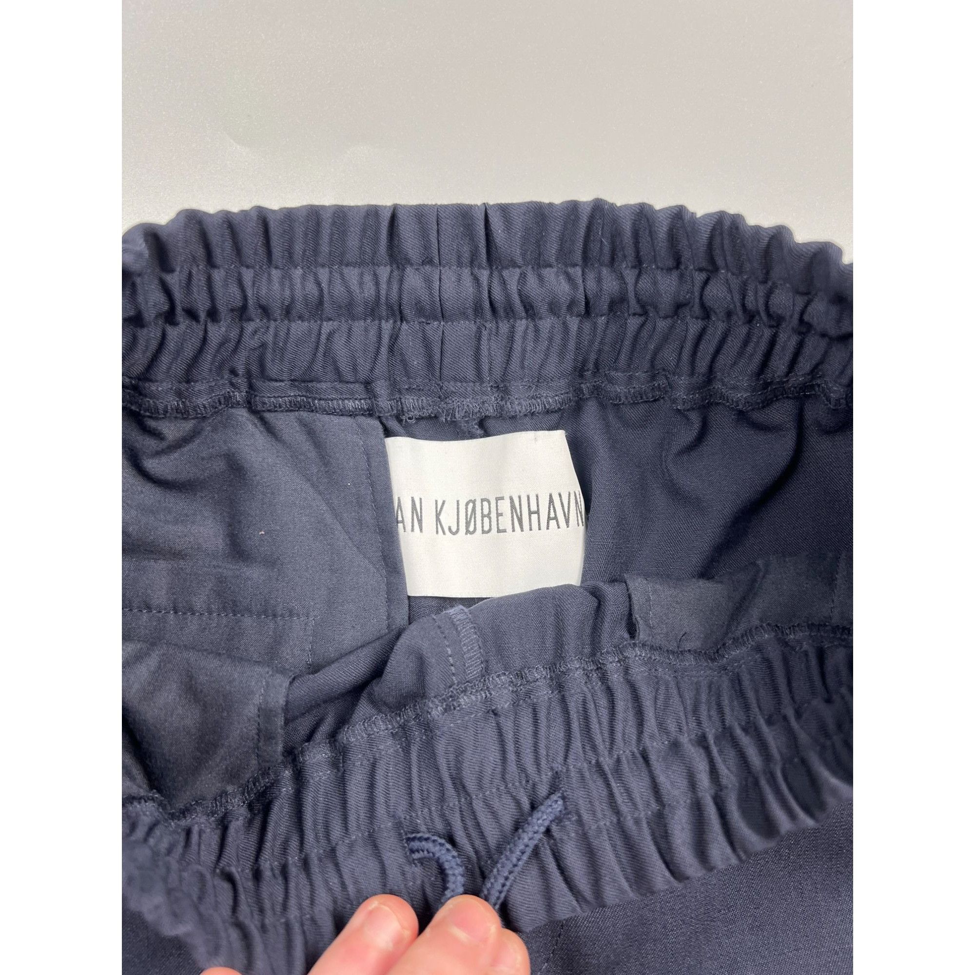 Han Kjobenhavn Han Kjøbenhavn Regular Fit Drawstring Wool Trousers (Y0801) Size US 31 - 4 Thumbnail