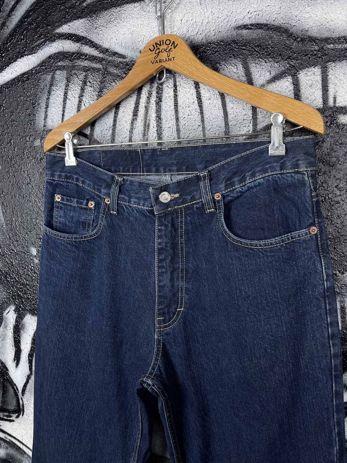 Levi's Levi’s 501 Vintage Dark Blue Denim Jeans Men’s Size W34 L32 Size US 34 / EU 50 - 4 Thumbnail