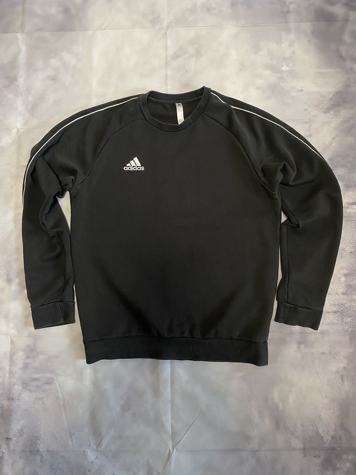 Adidas × Vintage Vintage Adidas Core 18 Fleece Sweatshirt Black Size US M / EU 48-50 / 2 - 1 Thumbnail