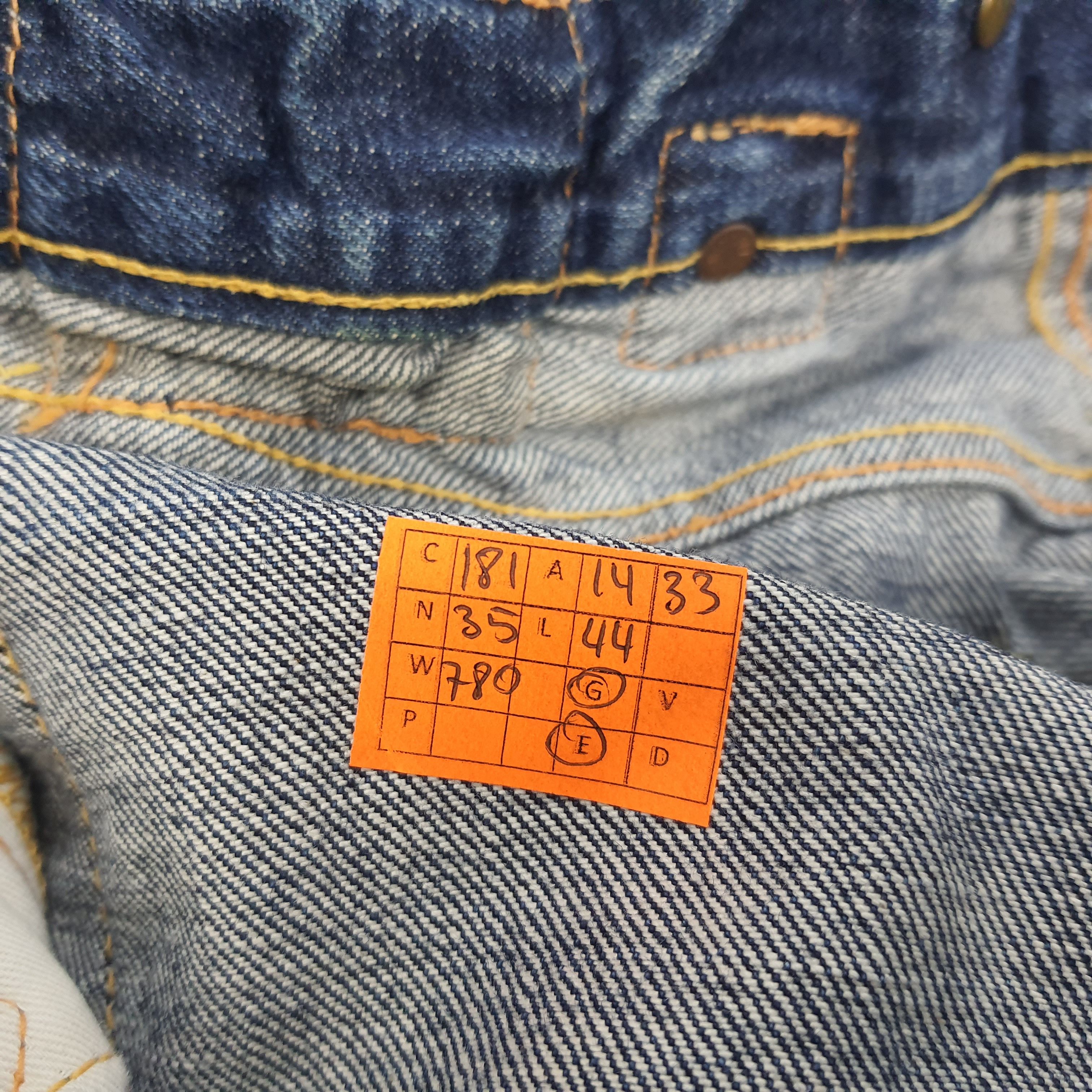 Evisu × Japanese Brand × Vintage Vintage Evisu Japanese Brand Custom Denim Jeans Size US 28 / EU 44 - 9 Thumbnail