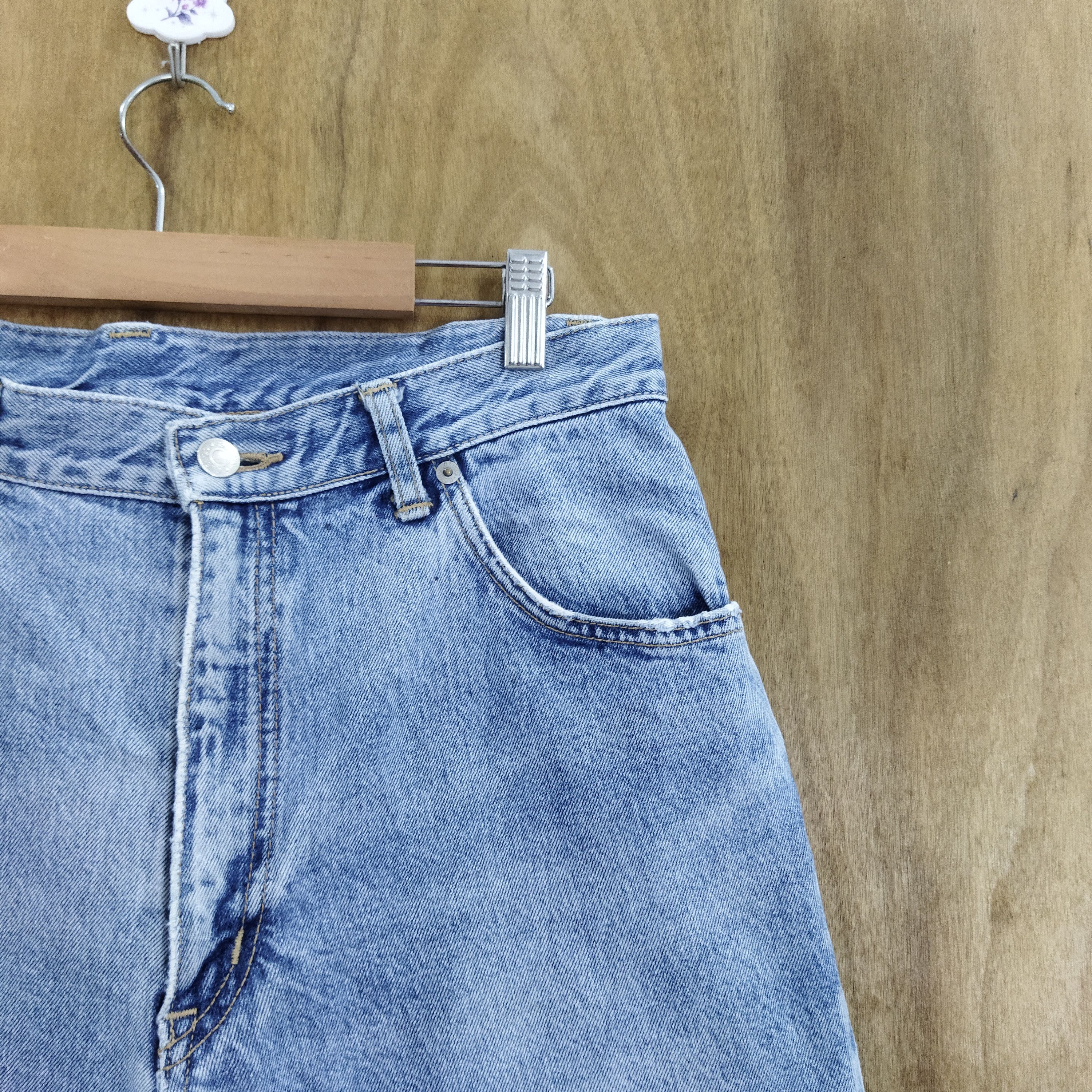 Edwin × Vintage VINTAGE EDWIN LIGHT BLUE JEANS PANTS Size US 32 / EU 48 - 5 Thumbnail