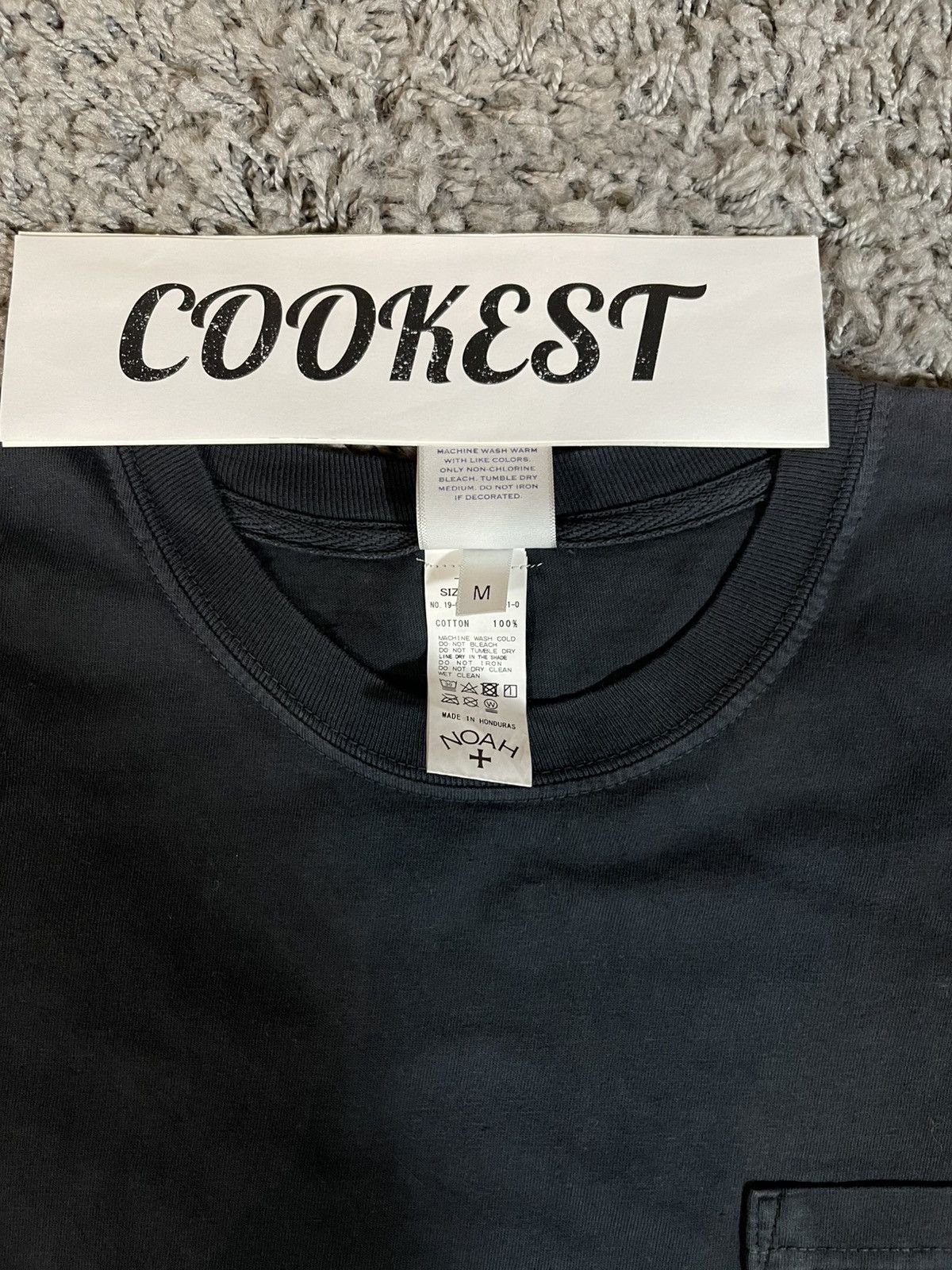 Noah Noah Classic Pocket Mini Box Logo Tee Black Size US M / EU 48-50 / 2 - 5 Thumbnail