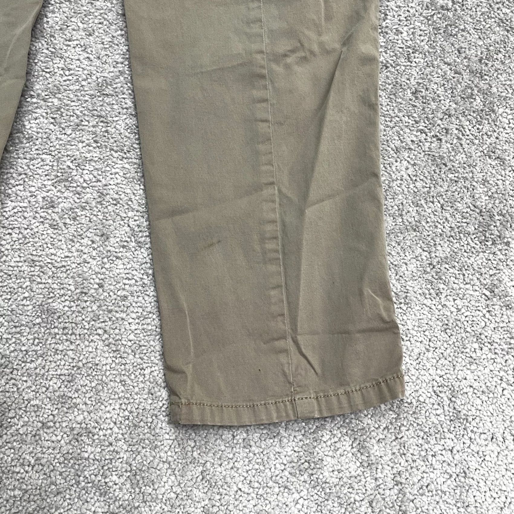 Vintage Chico's Ankle Pants Womens 2 Brown Tapered Leg High Rise Casual 34x29 Fit Regular Size 2 Womens Brown Chico's Pants Size 26" / US 2 / IT 38 - 4 Thumbnail