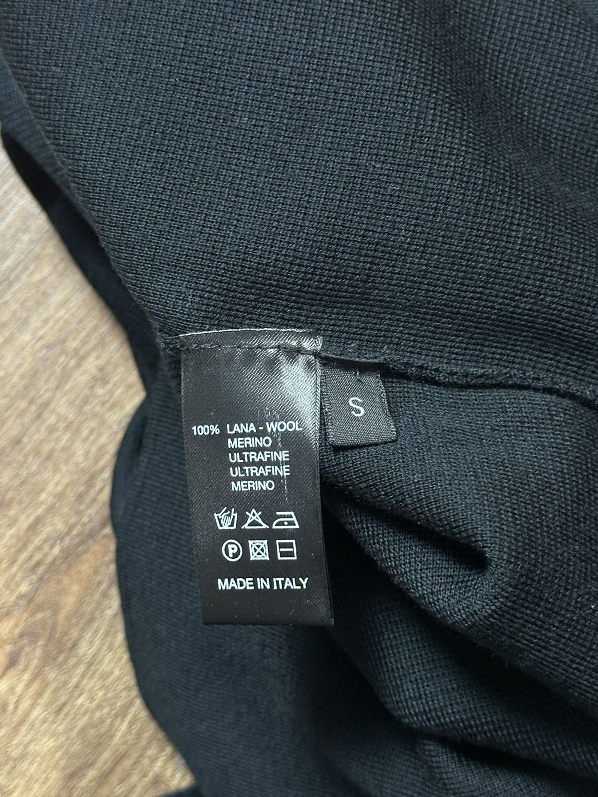 Roberto Collina Roberto Collina Black Wool Emroidered Made in Italy Sweater Size S / US 4 / IT 40 - 9 Thumbnail