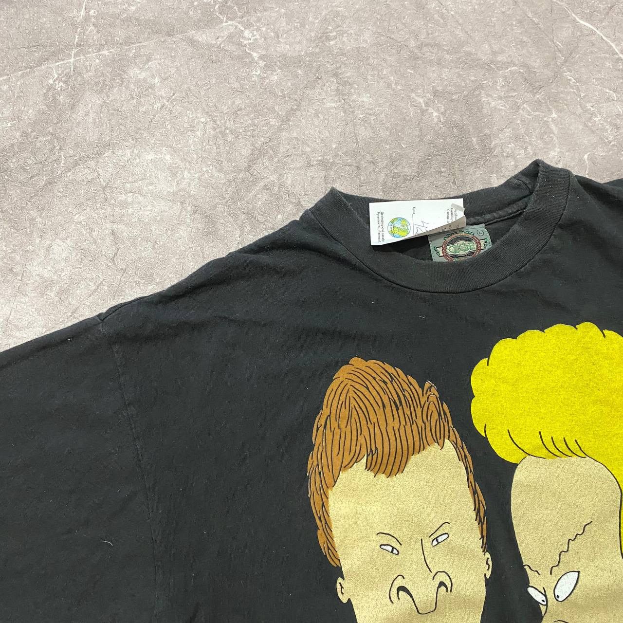 Band Tees Rare! Beavis and Butt-Head 1994 MTV Vintage Tee Big Logo Size US L / EU 52-54 / 3 - 6 Thumbnail