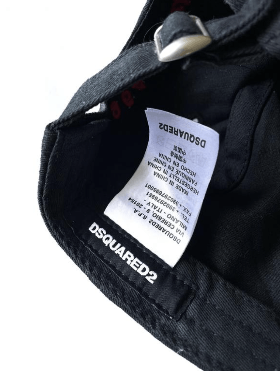 Dsquared2 Cap Dsquared2 Black Big Logo Size ONE SIZE - 7 Thumbnail