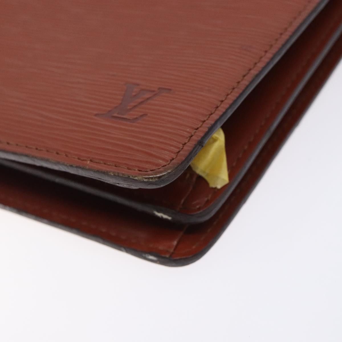Louis Vuitton LOUIS VUITTON Epi Capuchin Shoulder Bag Brown M52343 Size ONE SIZE - 8 Thumbnail