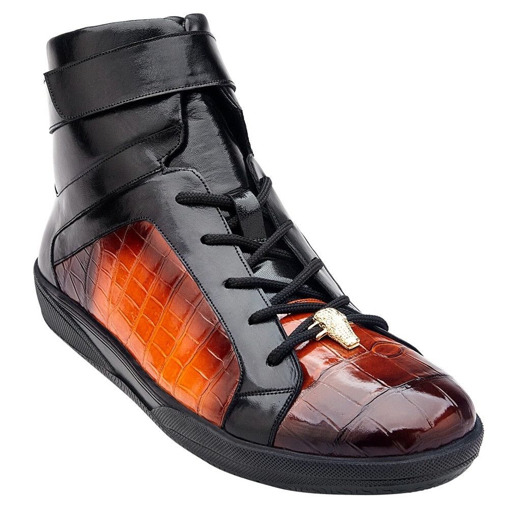 Newest Belvedere Studio Genuine Caiman Sneakers