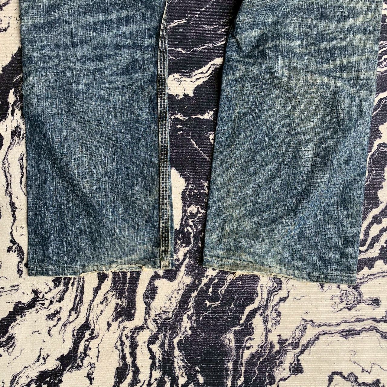 Levi's Vintage Levi’s Sashiko Boro Patch Distressed Denim W33 Size US 31 - 9 Thumbnail