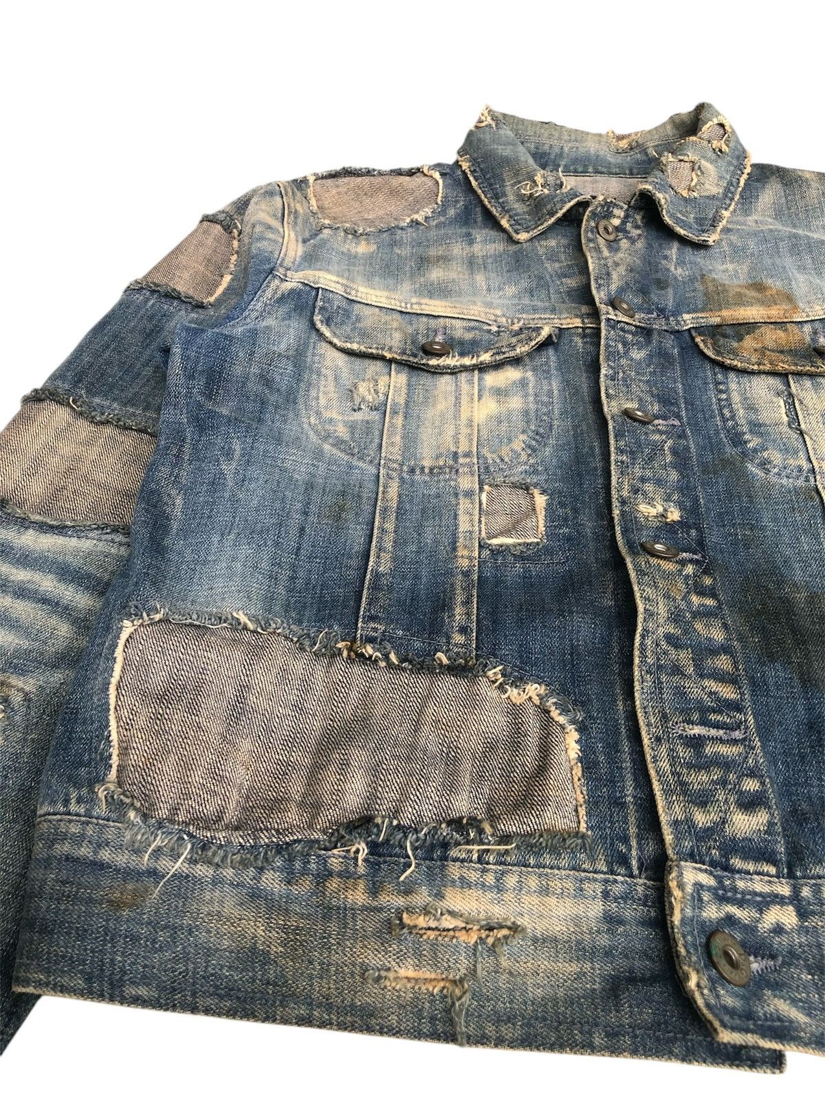 Dolce & Gabbana Dolce & Gabbana Boro Patchwork Distressed Denim Size US M / EU 48-50 / 2 - 15 Thumbnail