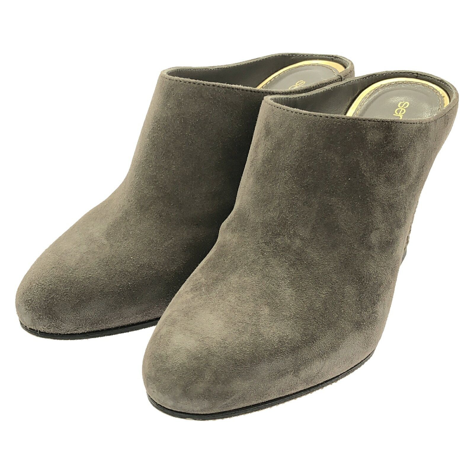 Other Other Sergio Rossi Official Suede Mules Suede Shoes Size ONE SIZE - 1 Thumbnail