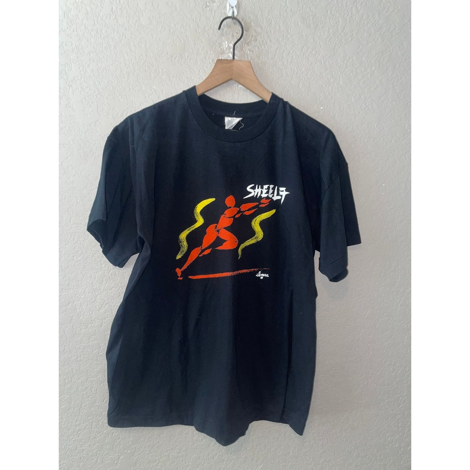 Vintage Vintage Art Shirt Rare Sheela Graphic Artwork Tee Large Size US L / EU 52-54 / 3 - 1 Thumbnail