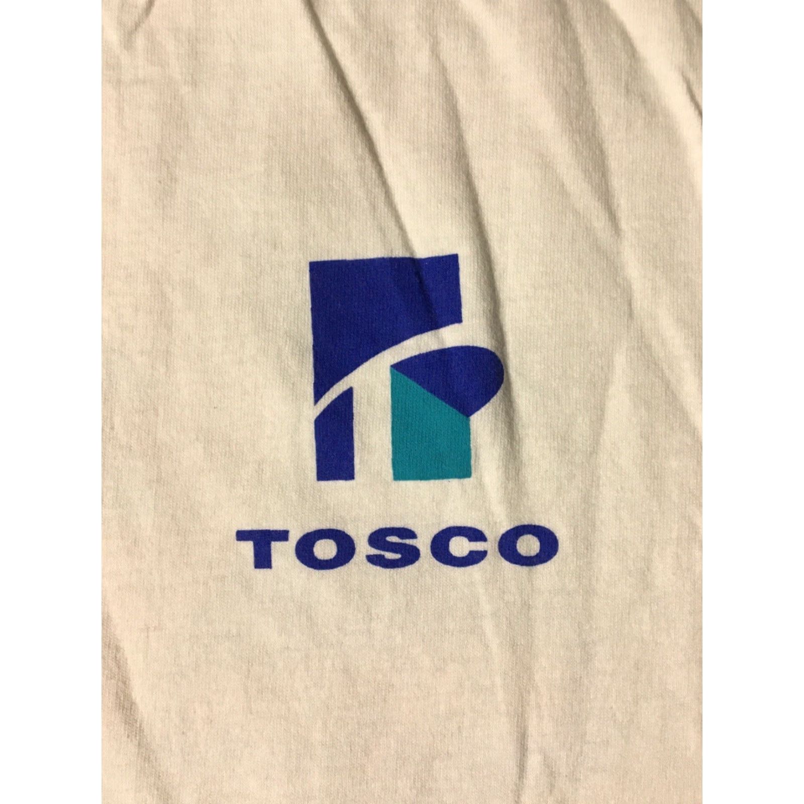 GAS Vtg 90s Tosco Gas Station Promo Shirt XL USA Oil Grunge Trucker Biker Racing 80s Size US XL / EU 56 / 4 - 4 Thumbnail