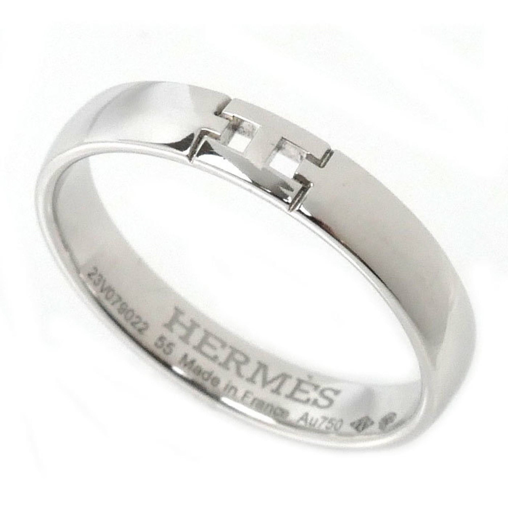Hermes HERMES 18K White Gold Hercules Ring H119854B Size 14.5 (55mm, 3.6g) for Women Size ONE SIZE - 1 Thumbnail