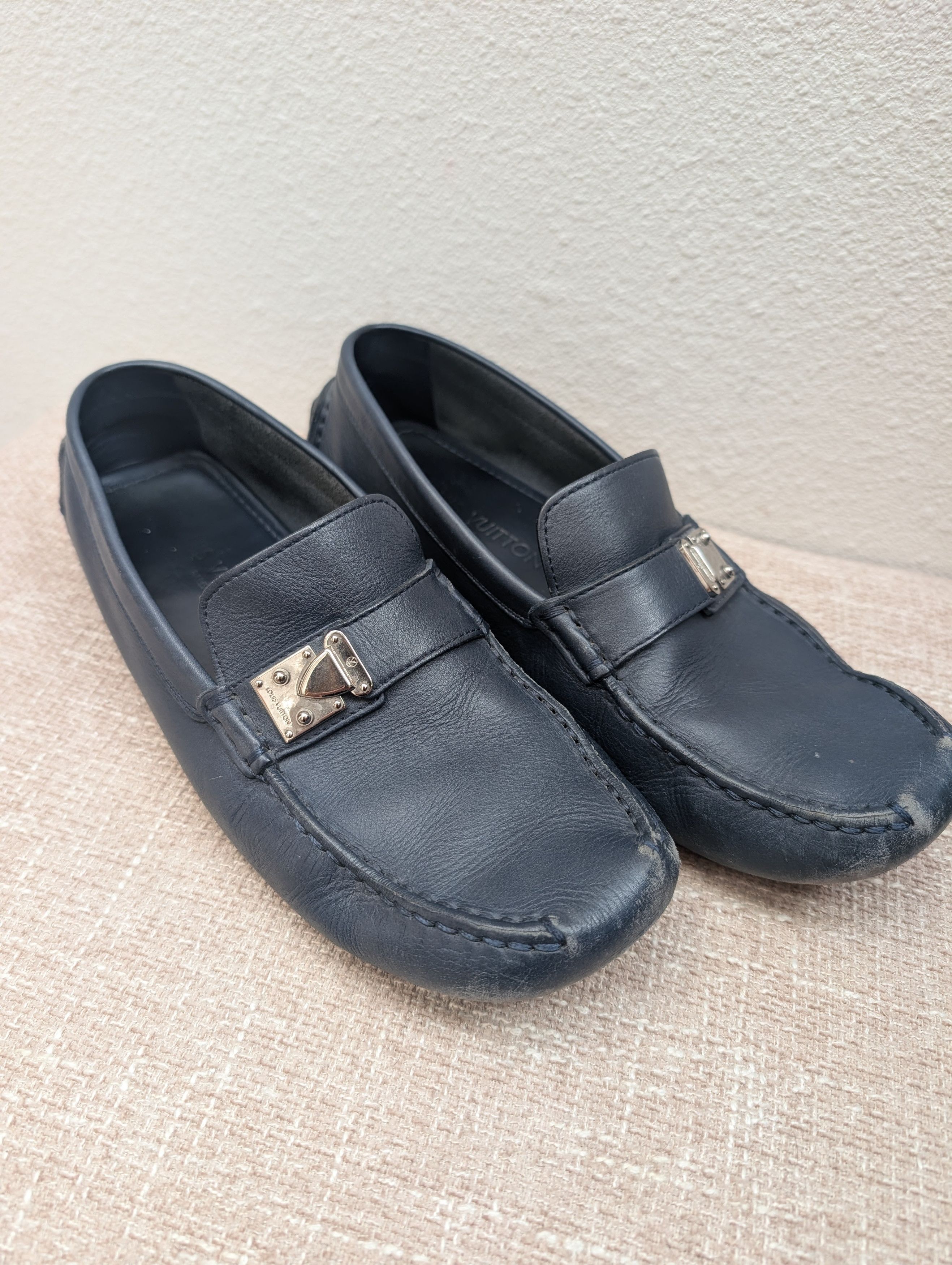 Louis Vuitton Men's Louis Vuitton Blue Lombok Loafer - Size US 9 Size US 9 / EU 42 - 1 Thumbnail