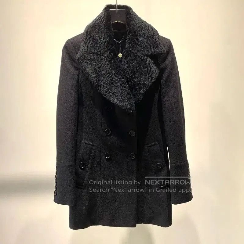 Burberry Burberry Black Cashmere Women's Coat XXL. Size XL / US 12-14 / IT 48-50 - 1 Thumbnail