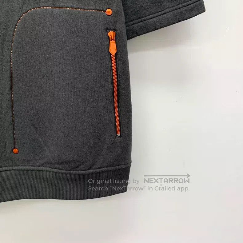 Hermes Hermes Dark Gray Cotton Collared Short-Sleeve Polo Shirt Size S / US 4 / IT 40 - 4 Thumbnail