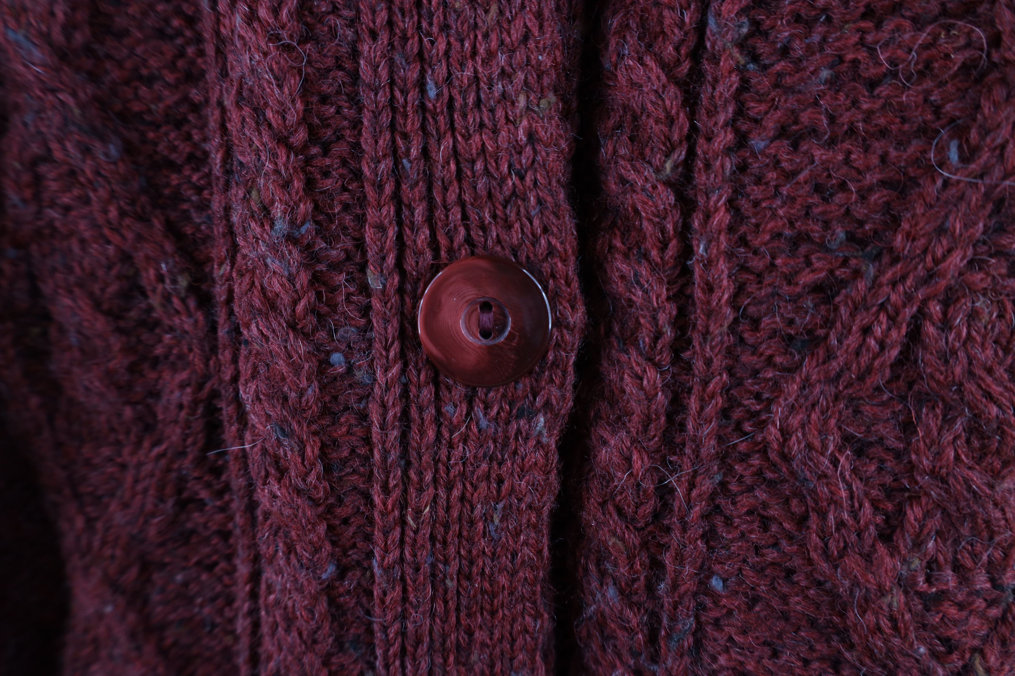 Vintage Vintage 90s Streetwear Fisherman Cable Knit Cardigan Sweater Size M / US 6-8 / IT 42-44 - 4 Thumbnail