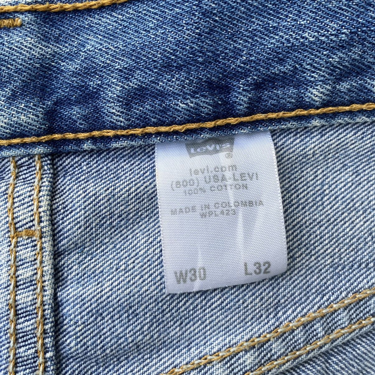 Levi's Thrashed Distressed Vintage Levis 501 ERD GRUNGE JEANS Size US 30 / EU 46 - 6 Thumbnail