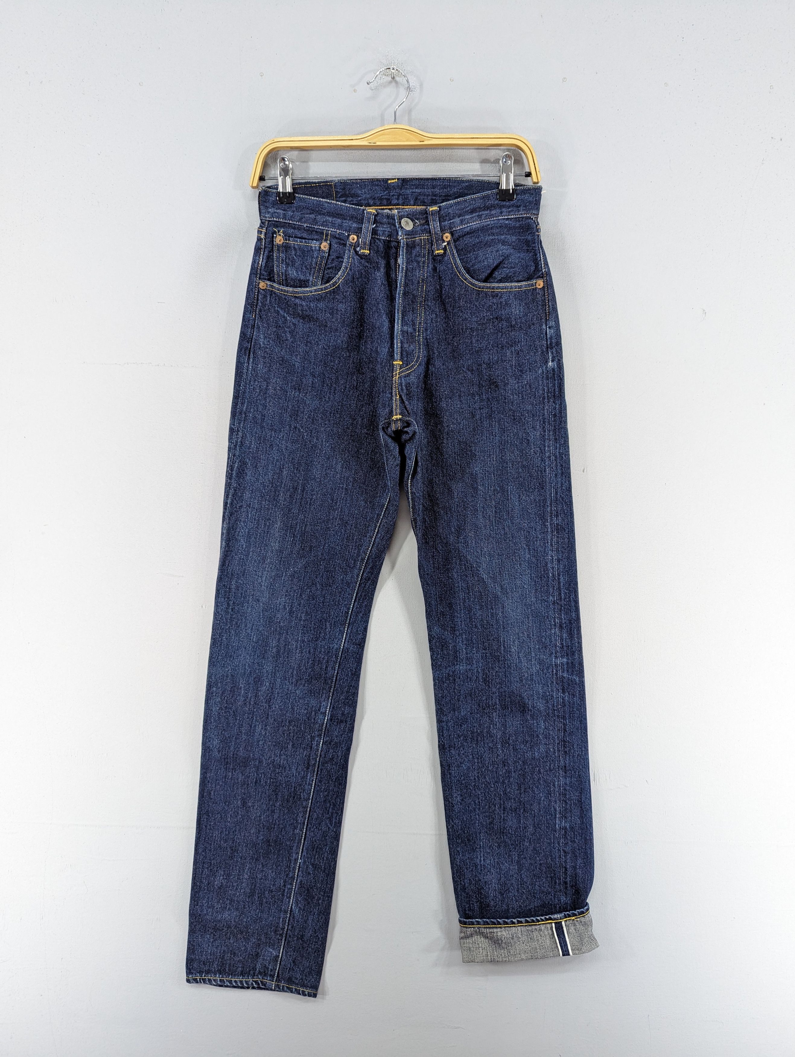 image of Levis x Vintage 80's Levi's 501 Xx Big E Japan Selvedge Blue Jean, Men's (Size 28)