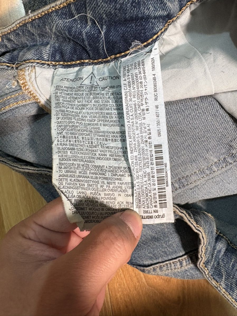 Zara Zara man distressed Denim Jeans Size US 36 / EU 52 - 11 Thumbnail