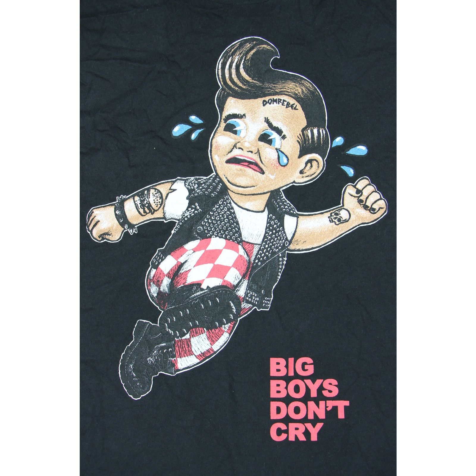 DOMREBEL Dom Rebel Domrebel Bobs Big Boys Don't Cry Baby Punk T Shirt Size US XL / EU 56 / 4 - 1 Thumbnail