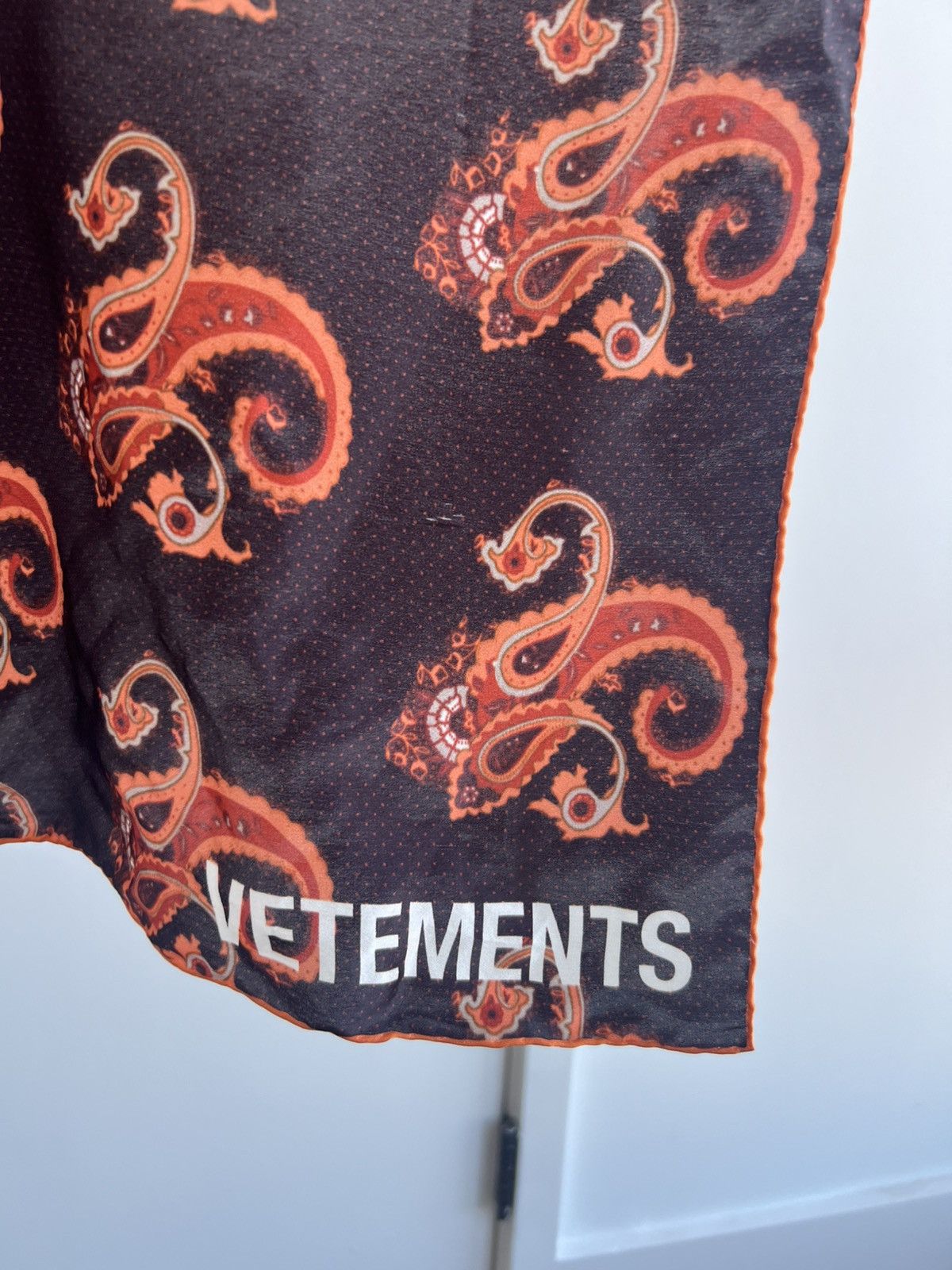 Vetements AW18 Paisley Scarf Size ONE SIZE - 2 Thumbnail