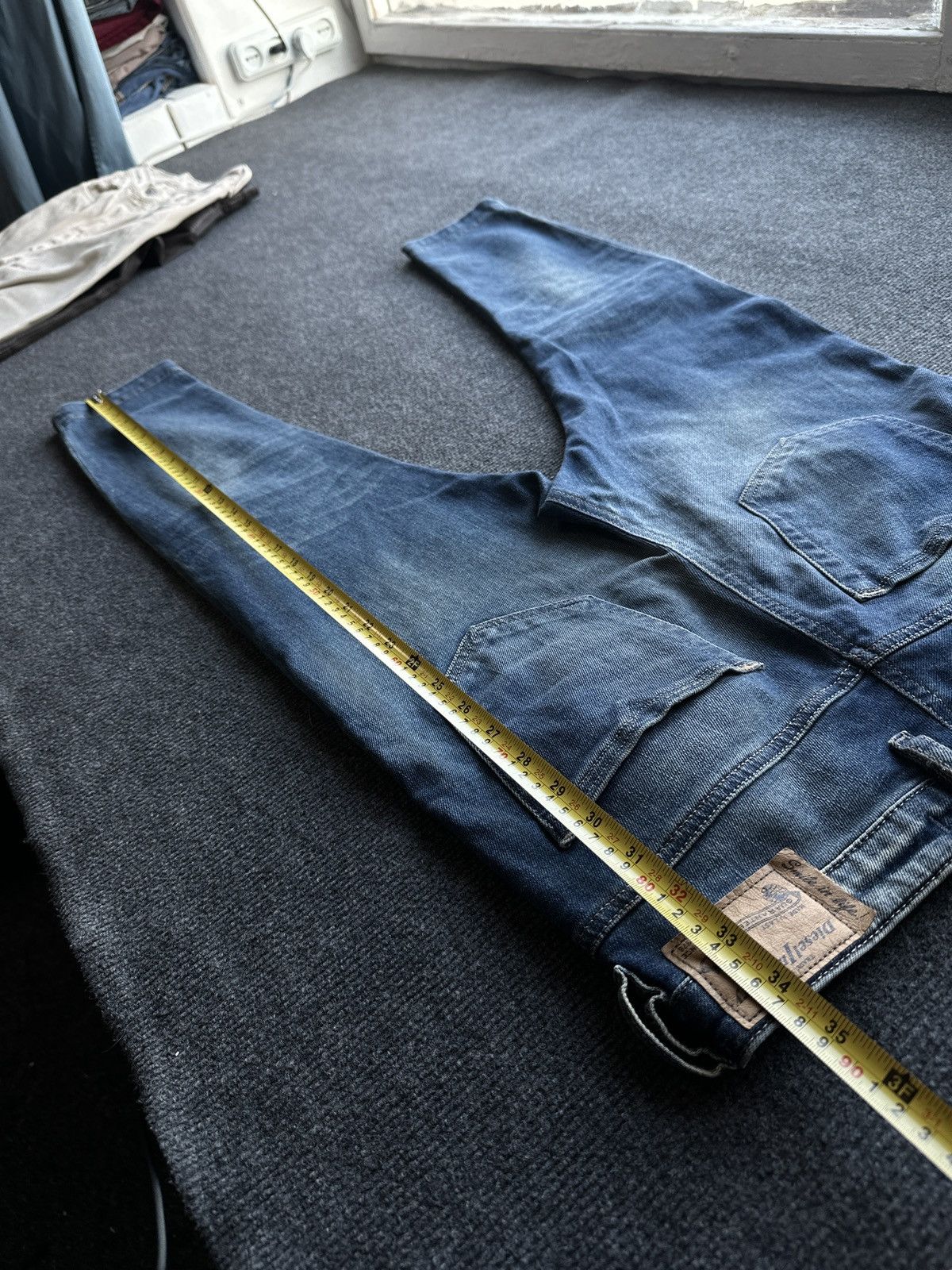 Diesel 🚨 DIESEL AVANT GARDE GOTHIC WOMEN JEANS LOGO IFSIXWASNINE Size 29" - 16 Thumbnail