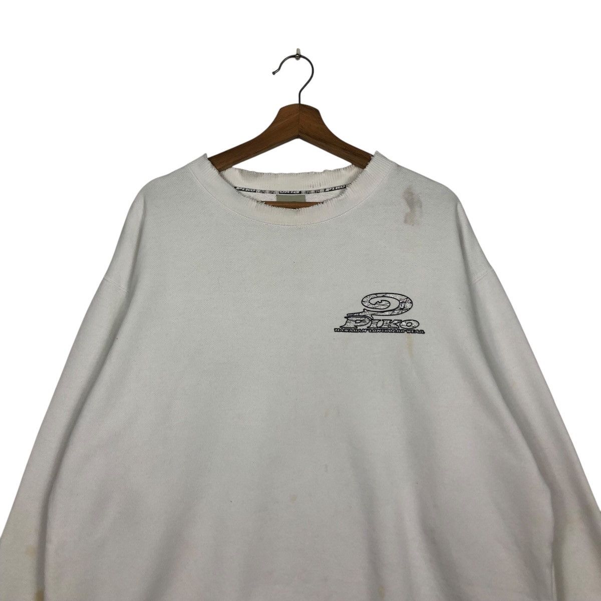 Japanese Brand × Vintage 📌Vintage Sweatshirt Crewneck Piko Hawaiian Longboard Wear Size US XL / EU 56 / 4 - 4 Thumbnail
