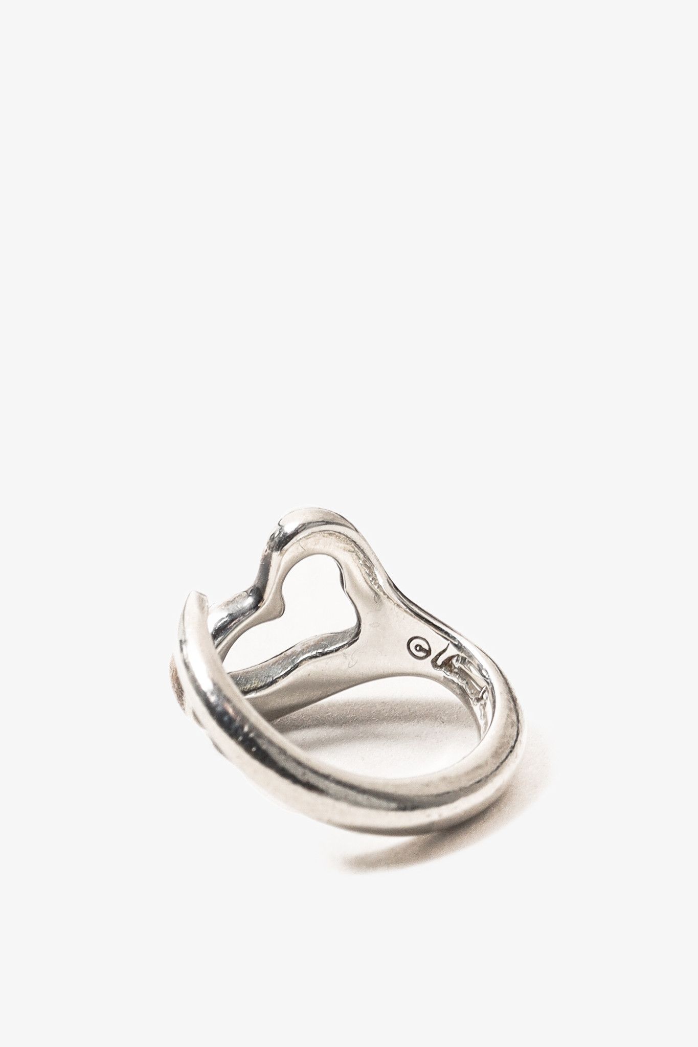 Tiffany & Co. Tiffany & Co. Elsa Peretti Open Heart Sterling Silver Ring Size ONE SIZE - 2 Thumbnail
