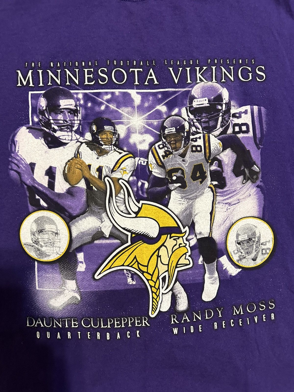 NFL × Vintage Vintage NFL Minnesota Vikings “Moss” shirt 00s size Large Size US L / EU 52-54 / 3 - 2 Thumbnail